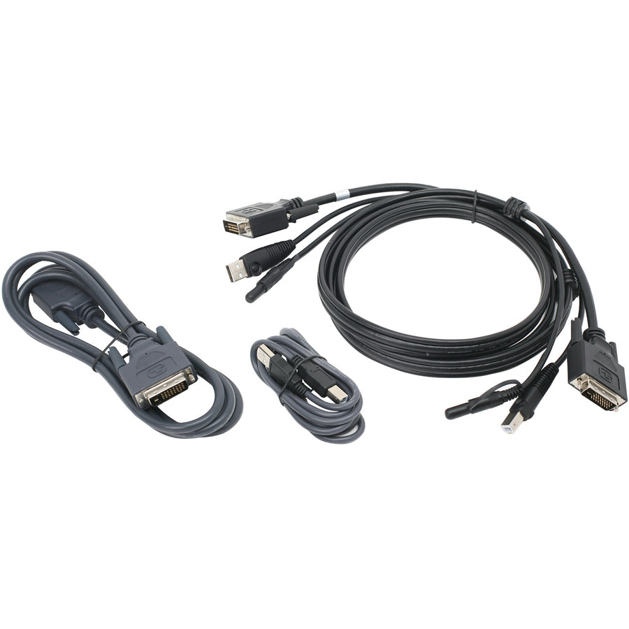 6Dual Head Dual-Link Dvi Kvm,Usb Cable Kit Taa Compliant