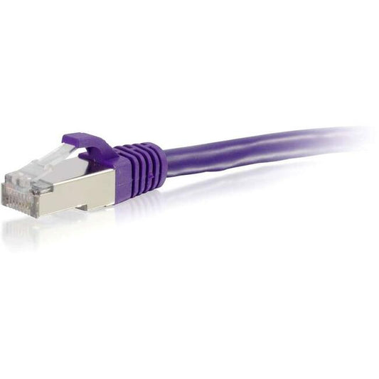 6Ft Cat6 Snagless Shielded (Stp) Ethernet Network Patch Cable - Purple