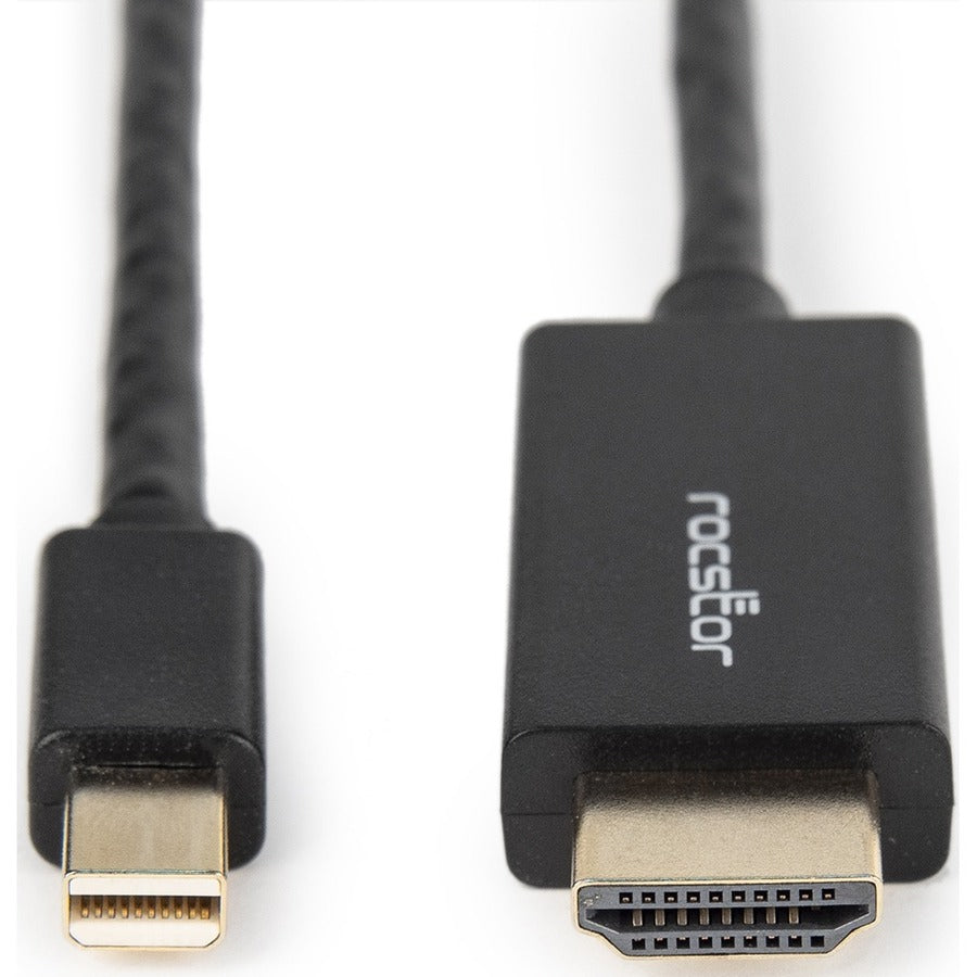 6Ft Mini Displayport To Hdmi,M/M 4Kx2K 30Hz Cable Black