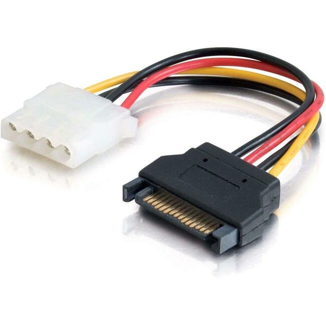 6In 15-Pin Serial Ata Male To Lp4 Female Power Cable