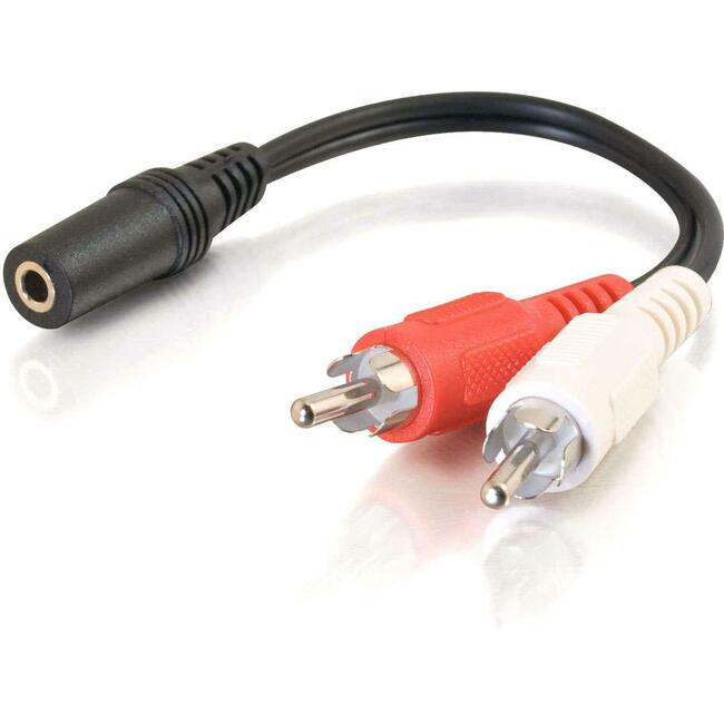 6In Value Series&Trade; One 3.5Mm Stereo Female To Two Rca Stereo Male Y-Cable