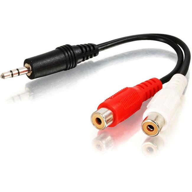 6In Value Series&Trade; One 3.5Mm Stereo Male To Two Rca Stereo Female Y-Cable