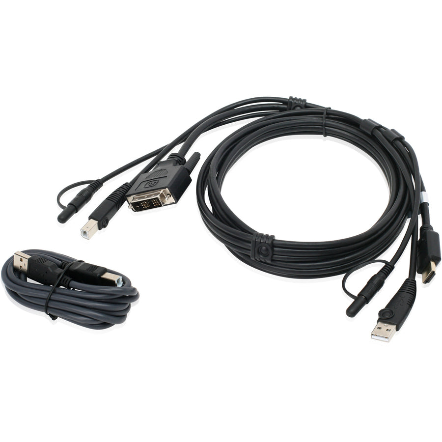 6Single View Dual-Link Hdmi To,Dvi Kvm Usb Cable Kit Taa Compliant