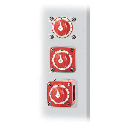 Blue Sea 6008 M-Series Battery Switch 3 Position - Red