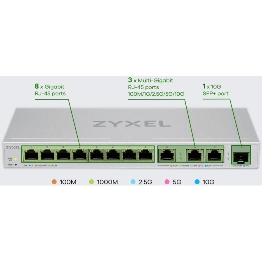 8-Port Gb Web Managed Switch,With 3-Port 10G Copper +1-Port Sfp+