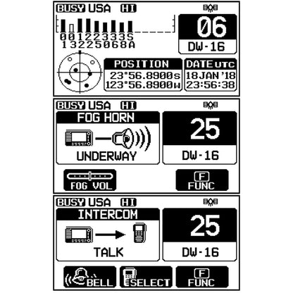 Standard Horizon GX2400B Matrix Black VHF w/AIS, Integrated GPS, NMEA 2000 30W Hailer, &amp; Speaker Mic