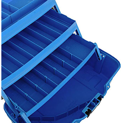 Plano 3-Tray Tackle Box w/Dual Top Access - Smoke &amp; Bright Blue
