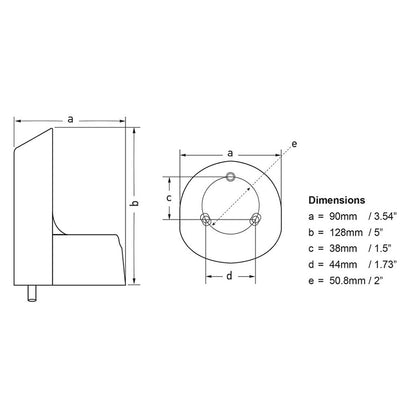 Hella Marine NaviLED PRO Deck Mount Adapter - White