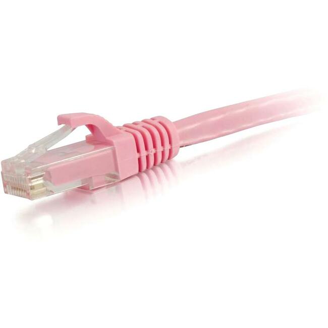 8Ft Cat6 Snagless Unshielded (Utp) Ethernet Network Patch Cable - Pink