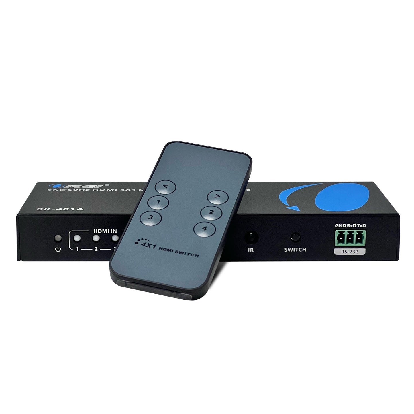 8K 4x1 HDMI Switcher with Audio Extraction (BK-401A)