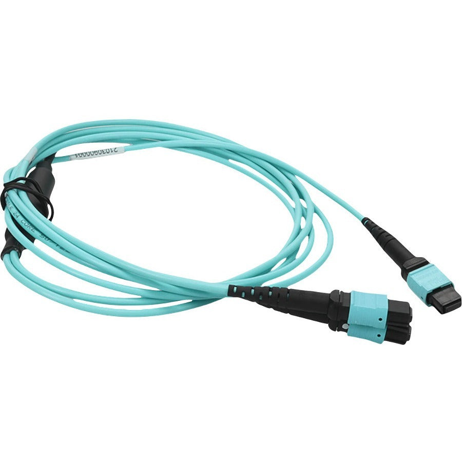 8M 2Xmpo-16/Mpo F/F Fanout Cbl,16Strand Aqua Om4 Ofnp