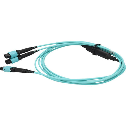 8M 2Xmpo-16/Mpo F/F Fanout Cbl,16Strand Aqua Om4 Ofnp