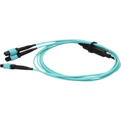 8M 2Xmpo-16/Mpo F/F Fanout Cbl,16Strand Aqua Om4 Ofnr