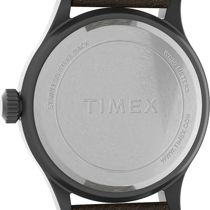 Timex Expedition&reg; Scout&trade; - Khaki Dial - Brown Leather Strap