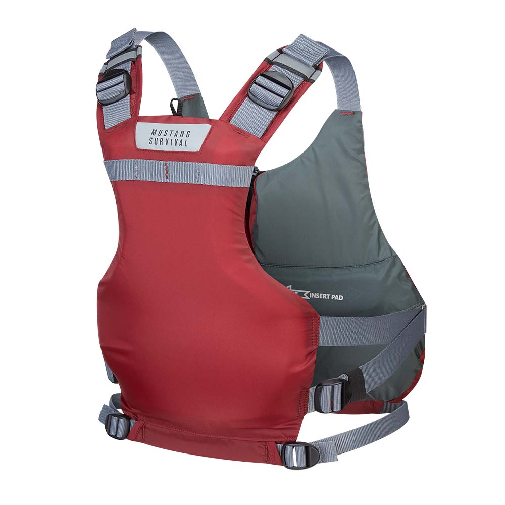 Mustang Women&#39;s Destiny Foam Vest - Merlot/Grey - Large/XL