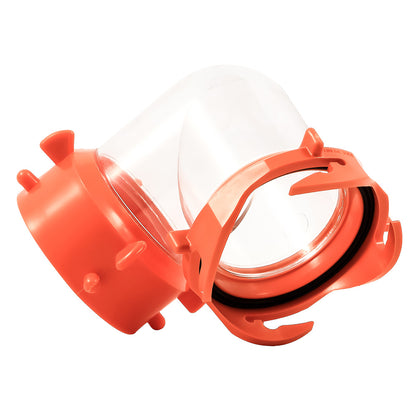 Camco RhinoFLEX 90-Degree Swivel Fitting Clear