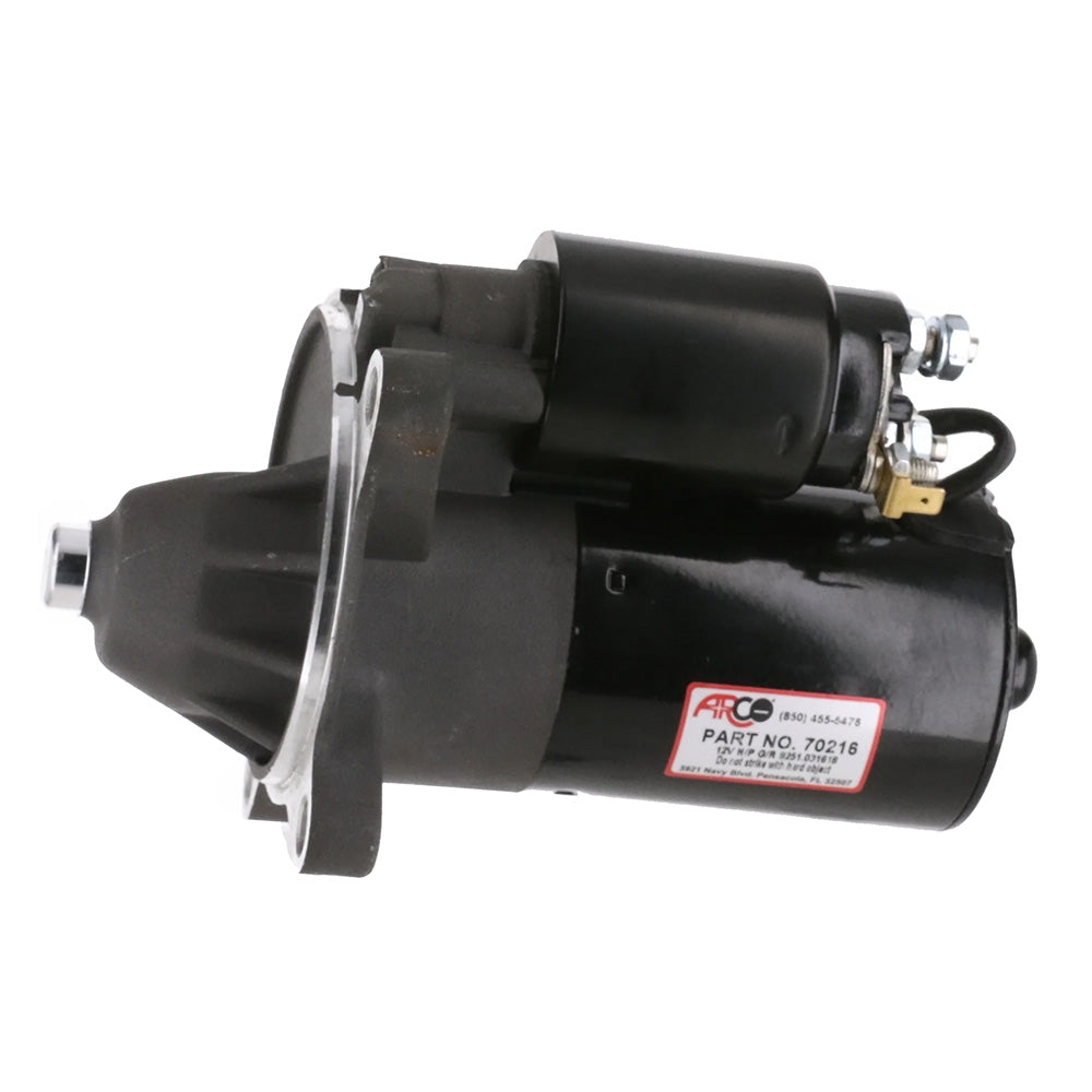 ARCO Marine High-Performance Inboard Starter w/Gear Reduction &amp; Permanent Magnet - Clockwise Rotation (2.3 Fords)