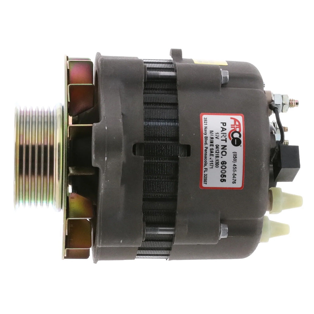 ARCO Marine Premium Replacement Alternator w/Multi-Groove Pulley - 12V 55A