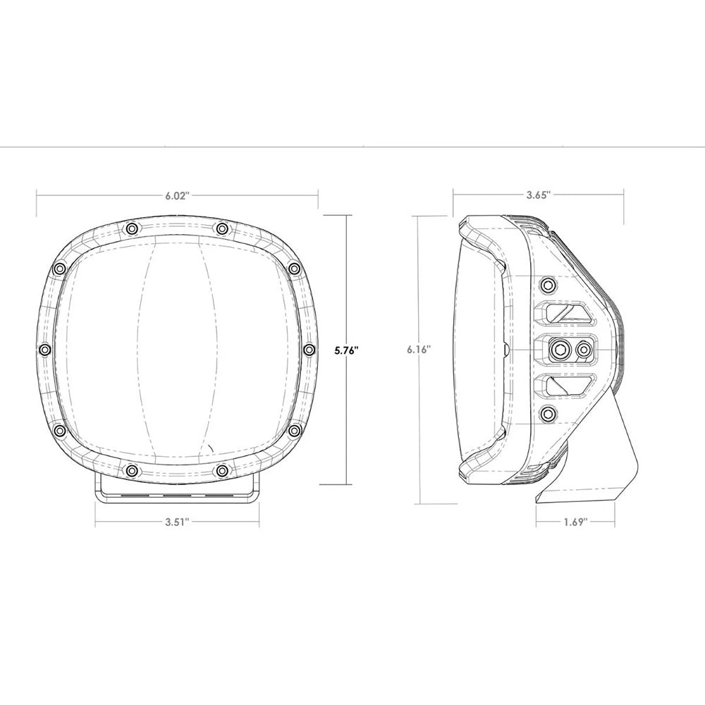 RIGID Industries Adapt XP w/Amber Pro Lens