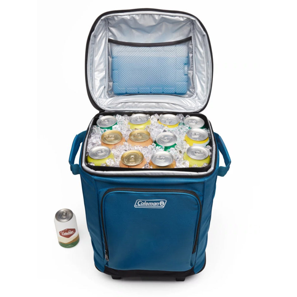 Coleman CHILLER&trade; 42-Can Soft-Sided Portable Cooler w/Wheels - Deep Ocean