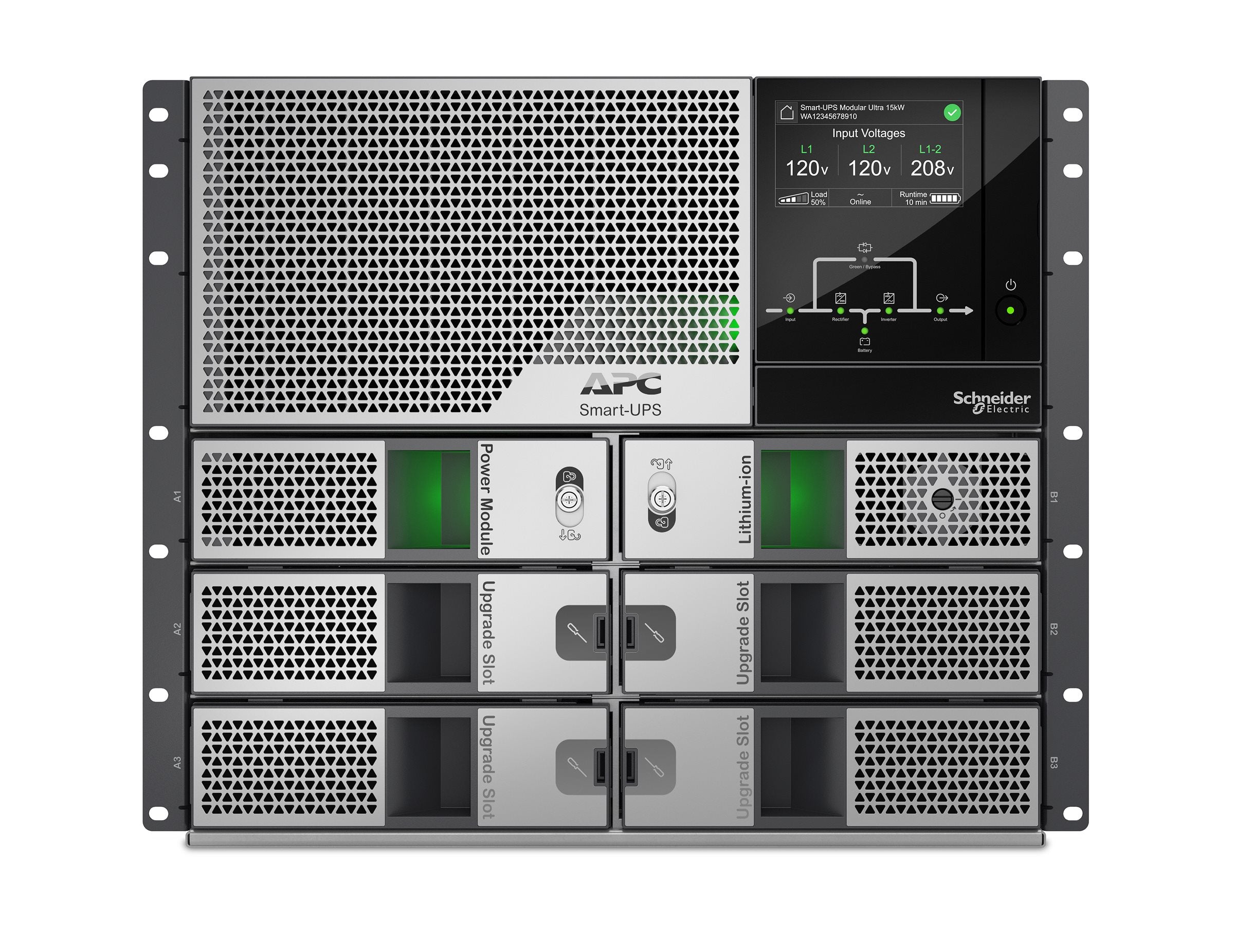 Modular Ups Rack APC Smart-UPS Modular Ultra - UPS (rack-mountable) - on-line, n+1 redu