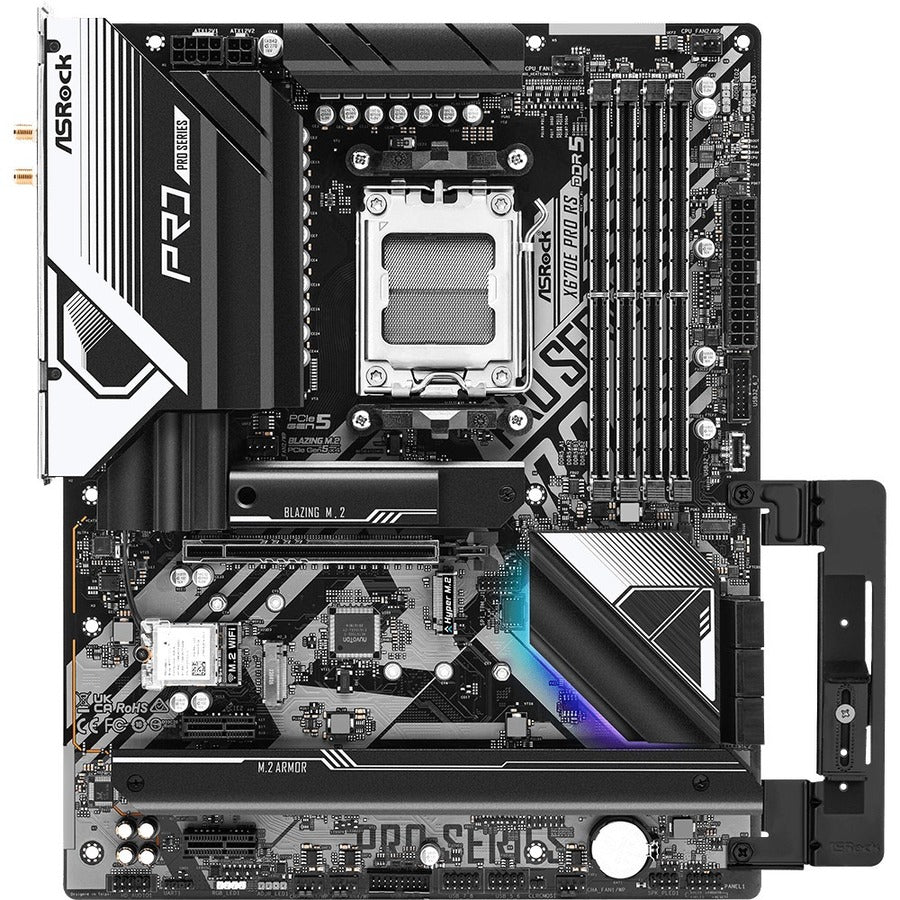 ASRock X670E PRO RS Gaming Desktop Motherboard AMD X670 Chipset