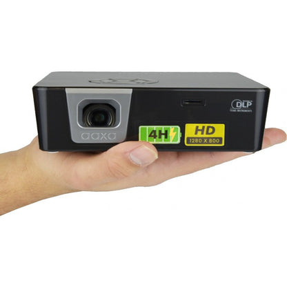 Aaxa Technologies Hp-P6X-01 Dlp Projector - 16:9 - Black, Gray