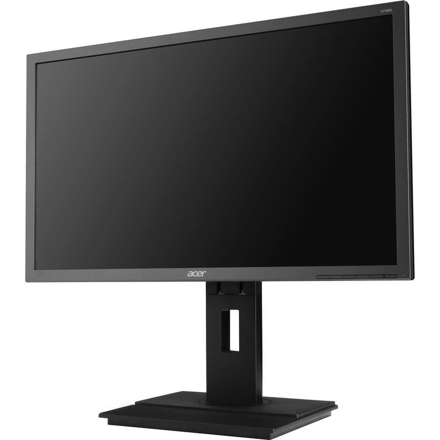 Acer B6 B246Hl Ymdpr 61 Cm (24") 1920 X 1080 Pixels Full Hd Led Black, Grey