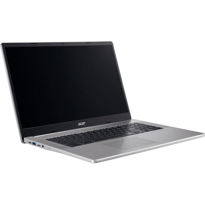 Acer Chromebook Cb317-1H-C41X 43.9 Cm (17.3") Full Hd Intel® Celeron® 4 Gb Lpddr4X-Sdram 32 Gb Flash Wi-Fi 6E (802.11Ax) Chrome Os Silver