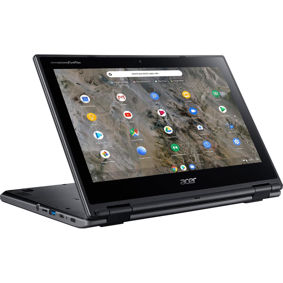 Acer Chromebook Nx.Hbraa.003 Notebook 29.5 Cm (11.6") Touchscreen Hd Amd A6 4 Gb Ddr4-Sdram 32 Gb Flash Wi-Fi 5 (802.11Ac) Chrome Os Black
