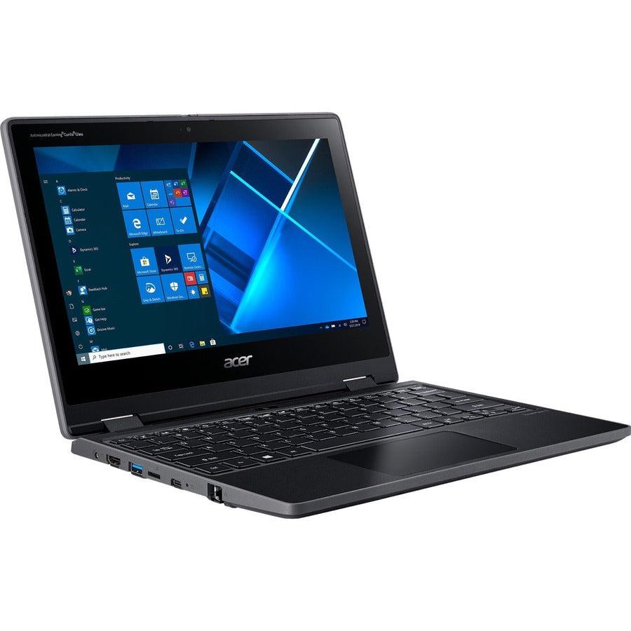 Acer Travelmate Spin B3 Tmb311R-31-C8Gz Hybrid (2-In-1) 29.5 Cm (11.6") Touchscreen Hd Intel® Celeron® N 4 Gb Ddr4-Sdram 64 Gb Flash Wi-Fi 5 (802.11Ac) Windows 10 Pro Black