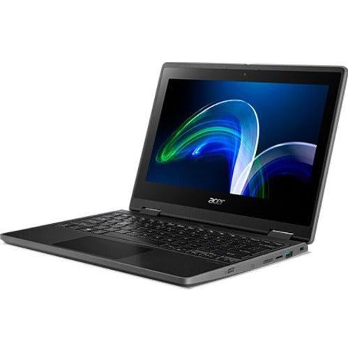 Acer Travelmate Spin B3 Tmb311Rn-32-C6Zx Hybrid (2-In-1) 29.5 Cm (11.6") Touchscreen Hd Intel® Celeron® N 4 Gb Ddr4-Sdram 128 Gb Flash Wi-Fi 6 (802.11Ax) Windows 10 Pro Black
