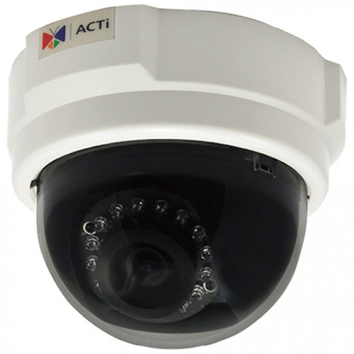 Acti E54 5Mp Full Hd Indoor Ir Wdr Network Dome Camera, 3.6Mm