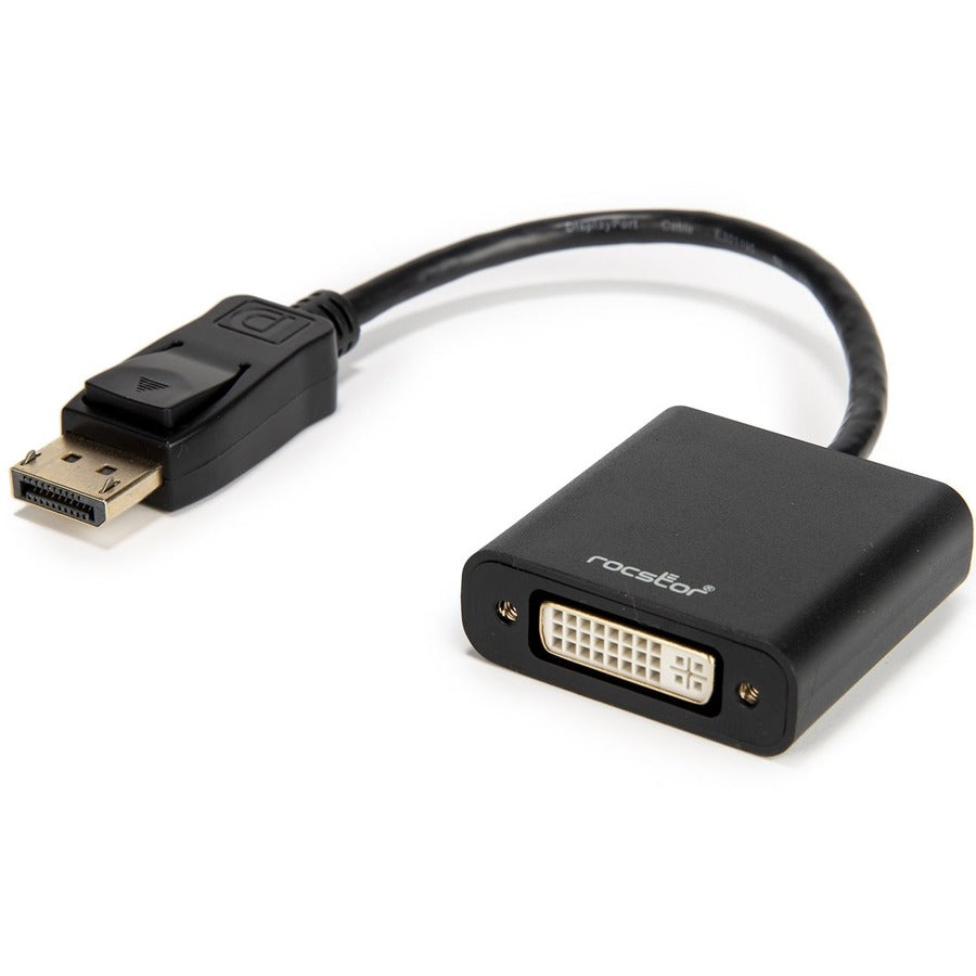 Active Dp To Dvi Adapt 4K 30Ghz,8In Dp Male Dvi Female Black