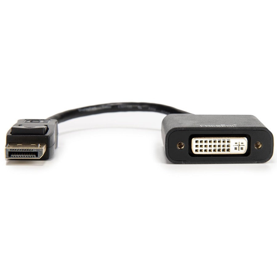 Active Dp To Dvi Adapt 4K 30Ghz,8In Dp Male Dvi Female Black