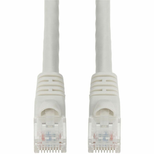 AddOn 100ft White CAT 6A PVC Ethernet Cable Snagless Bubble Boot RJ-45 M/M