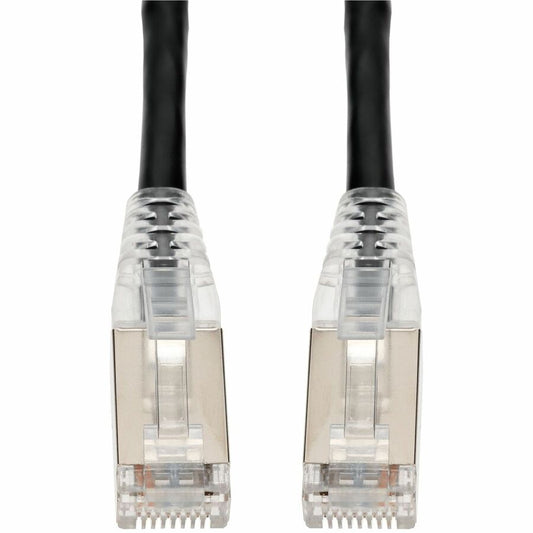 AddOn 4ft Black CAT 6 Shielded PVC Ethernet Cable Snagless Bubble Boot RJ-45 M/M