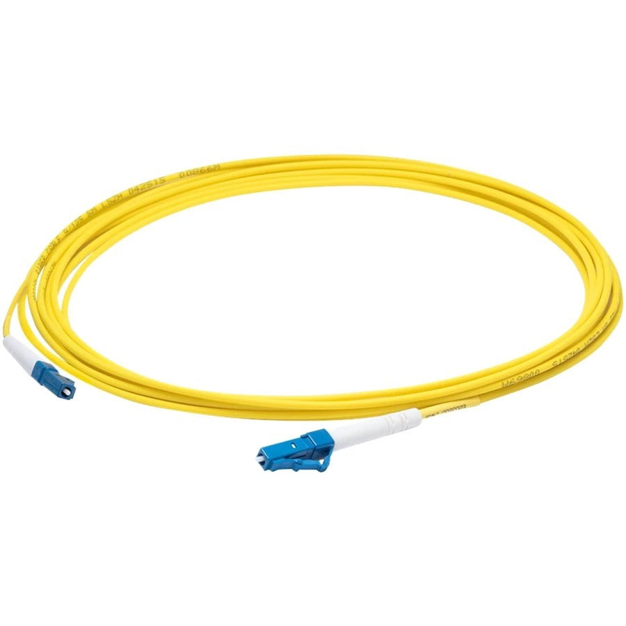 AddOn 5m LC (Male) to LC (Male) Yellow OS2 Simplex Fiber LSZH Patch Cable