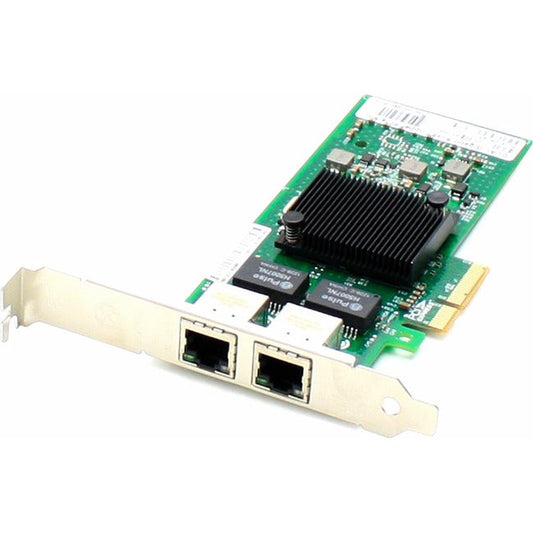 Addon 10/100/1000Mbs Dual Open Rj-45 Port 100M Pcie X4 Network Interface Card Add-Pcie-2Rj45