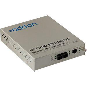 Addon 10/100Base-Tx(Rj-45) To 100Base-Fx(Sc) Mmf 1310Nm 2Km Standalone Media Converter Card Kit