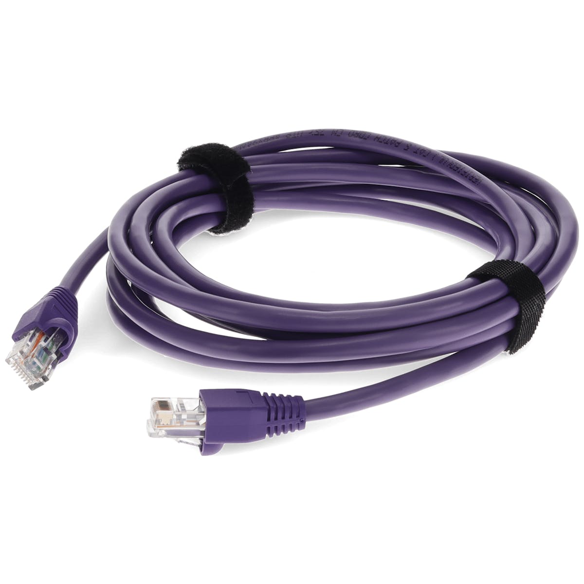 Addon 10Ft Rj-45 (Male) To Rj-45 (Male) Purple Cat5E Utp Pvc Copper Patch Cable