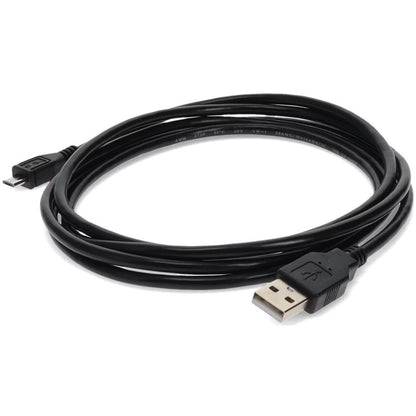 Addon 1Ft Usb 2.0 (A) Male To Micro-Usb 2.0 (B) Male Black Cable