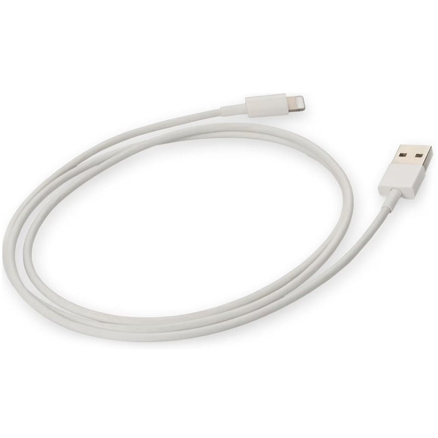 Addon 1M Usb 2.0 (A) Male To Lightning Male White Cable USB2LGTSL1MW