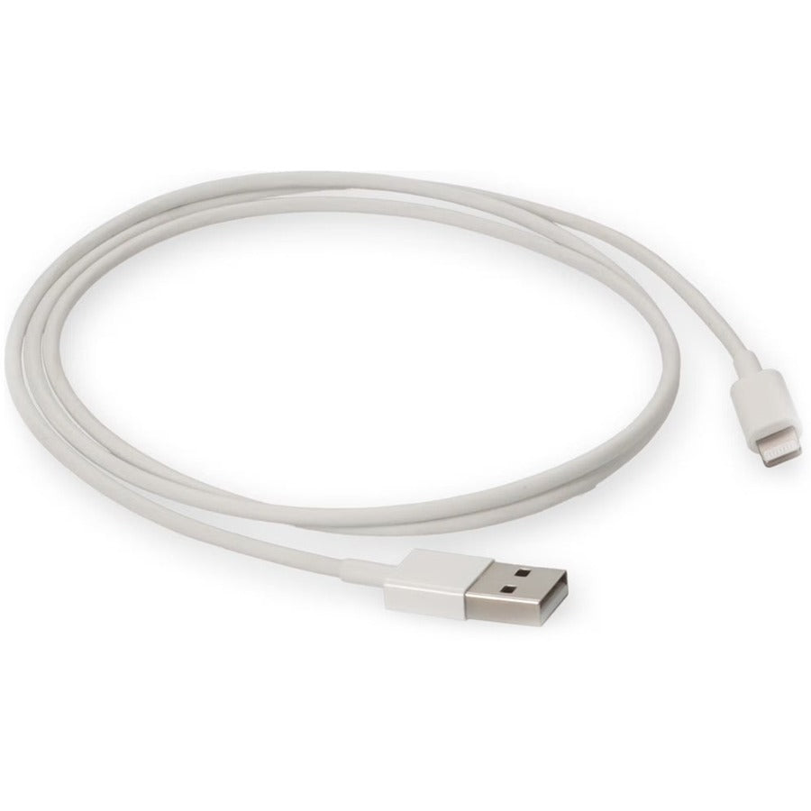 Addon 1M Usb 2.0 (A) Male To Lightning Male White Cable USB2LGTSL1MW