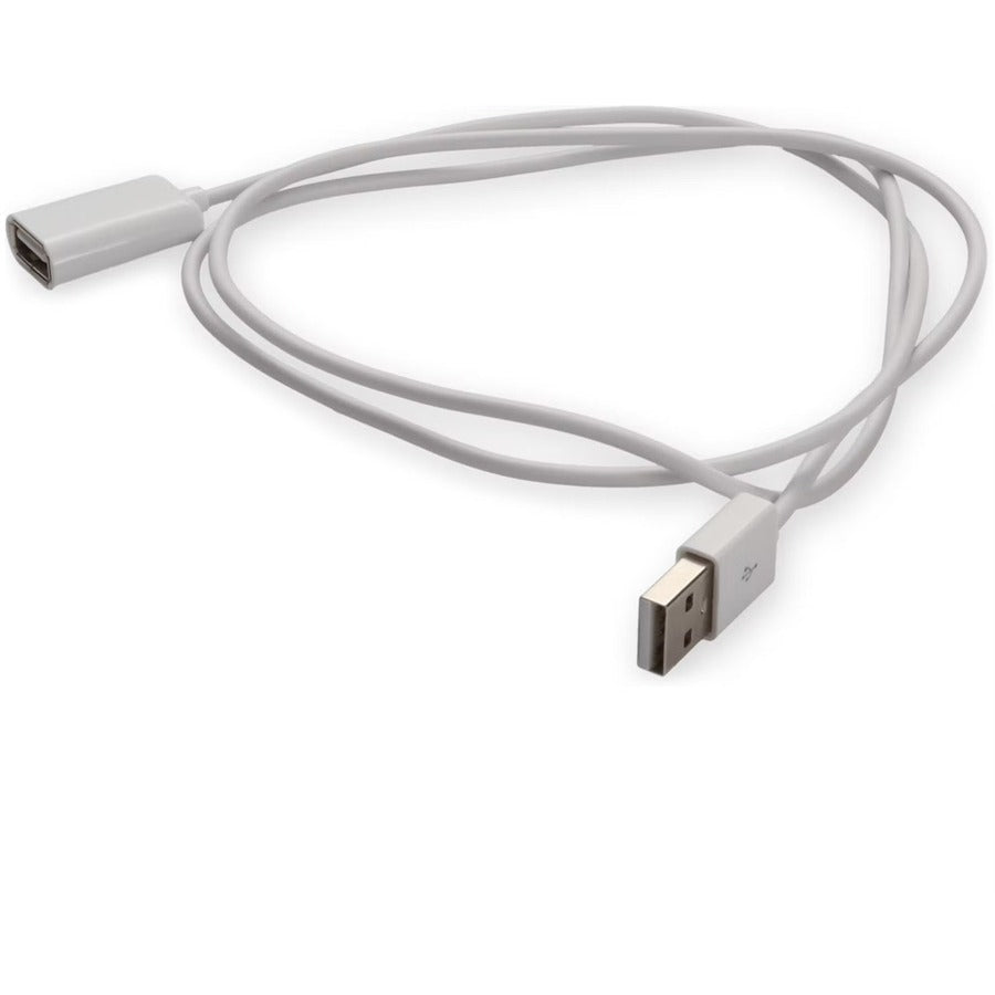 Addon 1M Usb 2.0 (A) Male To Usb 2.0 (B) Male White Cable