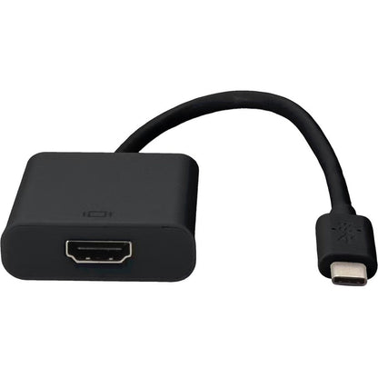 Addon 20Cm (8In) Usb 3.1 Type (C) Male To Hdmi Female Black Adapter Cable