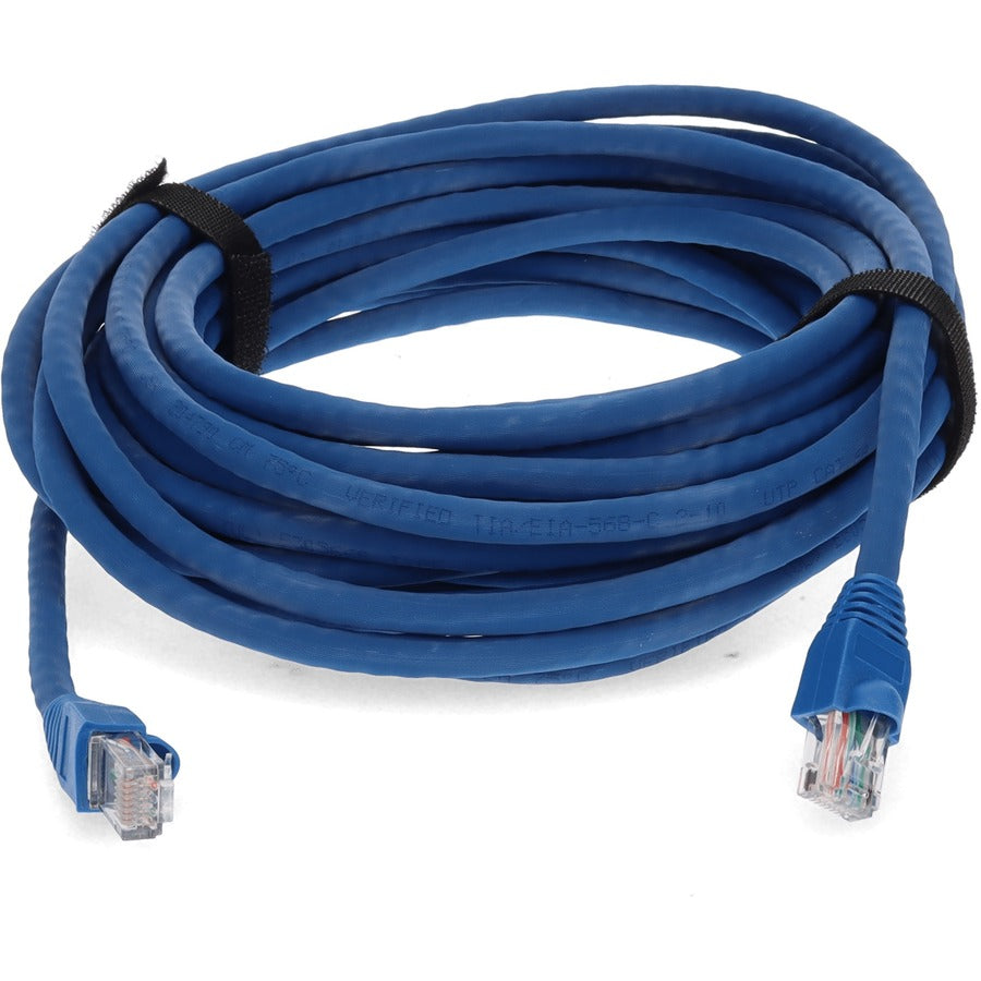 Addon 40Ft Rj-45 (Male) To Rj-45 (Male) Straight Blue Cat6A Utp Pvc Copper Patch Cable