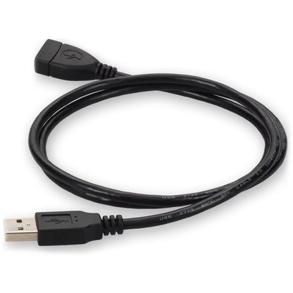 Addon 5Ft Usb 2.0 (A) Male To Female Black Cable