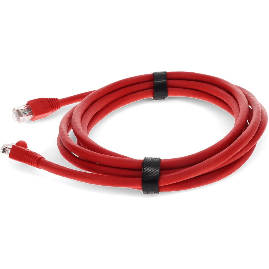 Addon 9Ft Rj-45 (Male) To Rj-45 (Male) Red Snagless Cat6A Utp Pvc Copper Patch Cable