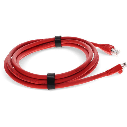 Addon 9Ft Rj-45 (Male) To Rj-45 (Male) Red Snagless Cat6A Utp Pvc Copper Patch Cable